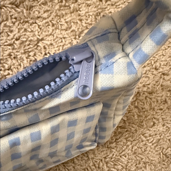 BAGGU Blue and White Checkered Women's Bag - Picture 4 of 5